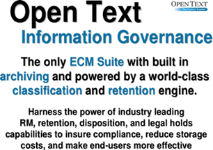 Open Text Information Governance